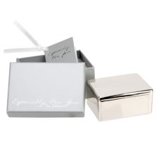 "Especially for You" Silver Plated Keepsake Box