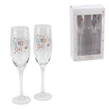 Blue Eyed Sun Wedding Day Flutes