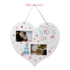 Blue Eyed Sun Hanging Heart Frame