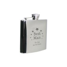Best Man Hip Flask (Personalised)
