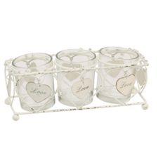 Juliana Hanging Hearts T-Lite Holder
