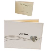 Heart Icon Wedding Guest Book