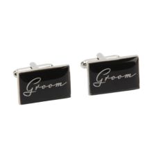 Amore by Juliana Groom Metal Cufflinks