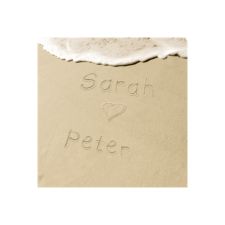 Beach Wedding Day Invitation