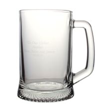 1 Pint Personalised Glass Tankard