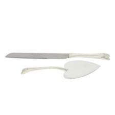 Silver Plated Cake Knife & Server Set