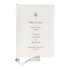 Forever Floral White Order of Service
