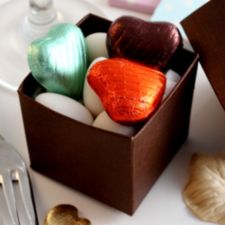 Linen Look Favour Boxes
