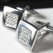 Crystal Cufflinks