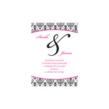 Damask Evening Invitation