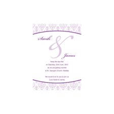 Damask Save the Date Cards