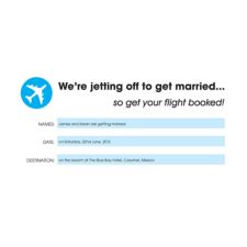 Holiday Ticket Day Invitation