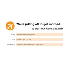 Holiday Ticket Day Invitation