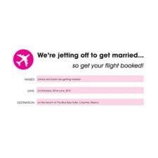 Holiday Ticket Day Invitation