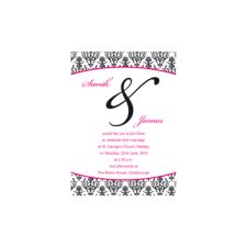  Damask Day Invitation