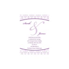  Damask Day Invitation