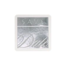 Save the Date Silver Seals