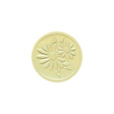 Gold Embossed Daisy Seals