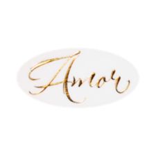 Clear & Gold Amour Seals
