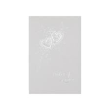 Romantic Heart White Order of Service