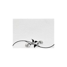 Forever Floral Silver Reply Cards