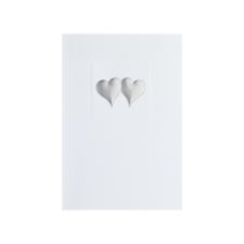 Hearts White Reply Card