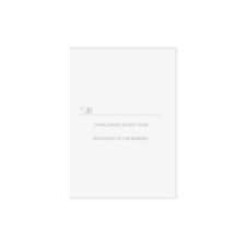 I Do Reply Card