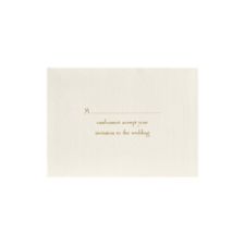 Simply Elegant Reply Card