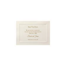 Traditional Save the Date Card