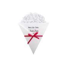  Posy Save the Date Card