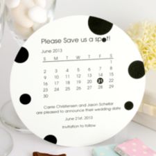 Save us a Spot Save the Date Card