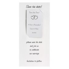 Custom Save the Date Card & Magnet - Portrait