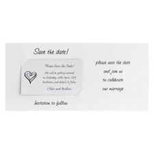 Custom Save the Date Card & Magnet - Landscape