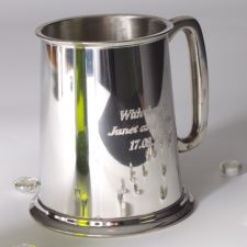 stainless steel tankard