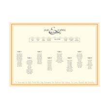 To Have and To Hold A2 Table Plan