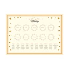 Hearts A2 Table Plan