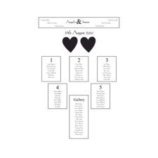 Ribbons A2 Table Plan