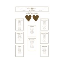 Ribbons A2 Table Plan
