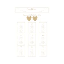 Ribbons A2 Table Plan