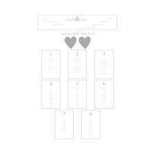 Ribbons A2 Table Plan