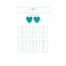 Ribbons A2 Table Plan