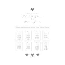 Pocket of Love A3 Table Plan