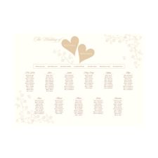 love is a3 table plan