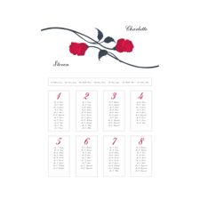 Forever Floral A2 Table Plan