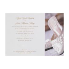 Planningwedding on Bridal Shoe Day Invitation   Wedding Invitations