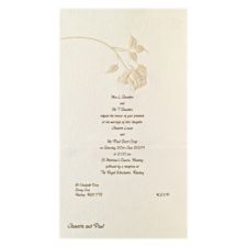Pearl Rose Day Invitation