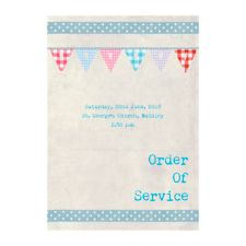 Bunting Order of Service