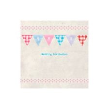 Bunting Day Invitation