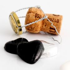 Foiled Chocolate Hearts