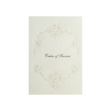 Pearls Wedding Order of Service Cards